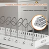 Pull Out Pot Lid Holder Kitchen Pots and Pans Organizer Under Cabinet Slide Out Pot Pan Organizer Rack Sliding Dish Drying Shelf 4
