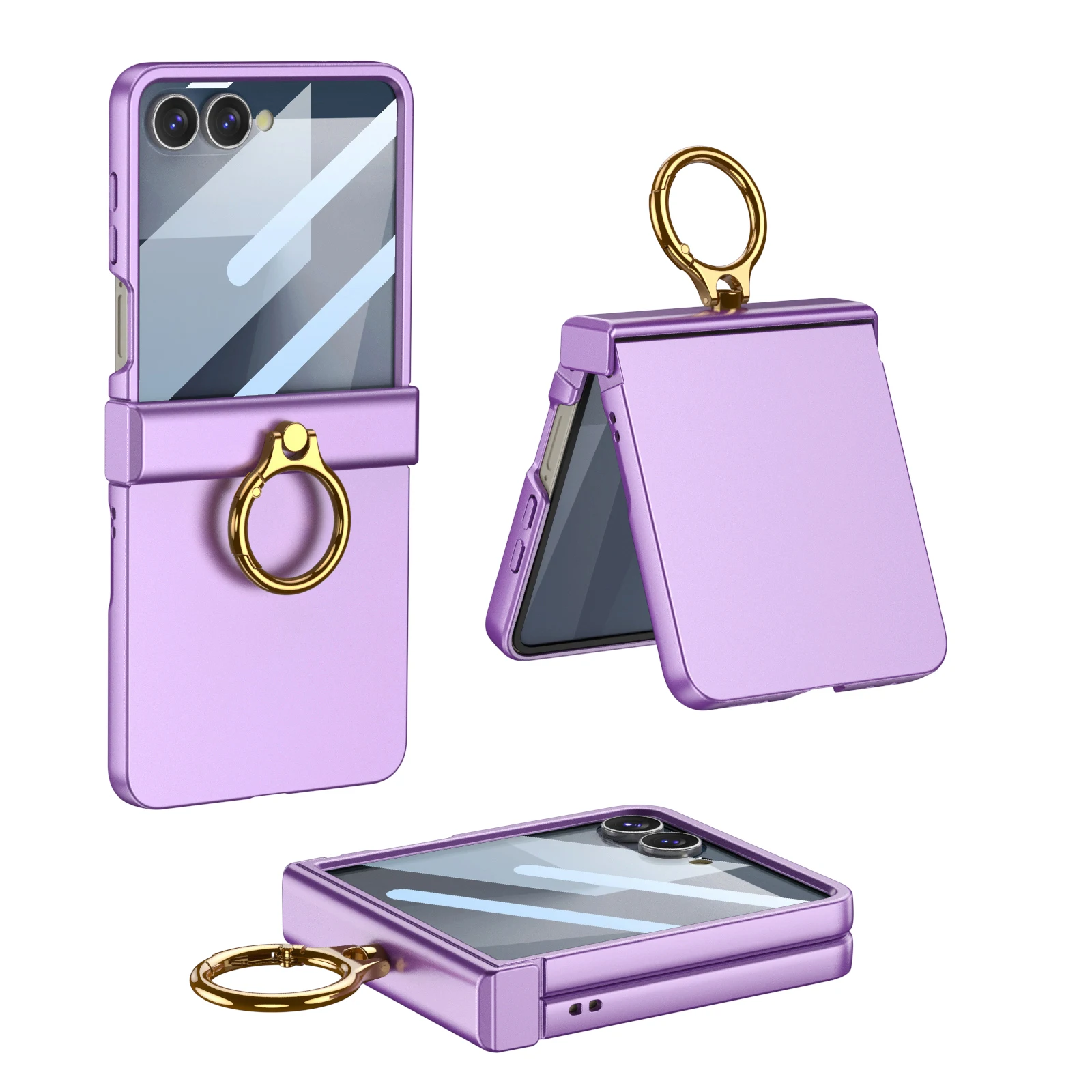 غطاء حماية نحيف و عصري لـ Samsung Z Flip 7 مع حماي...