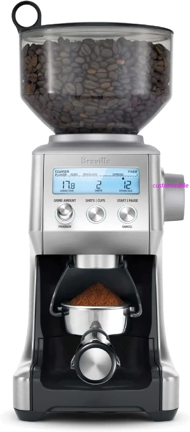 Smart Coffee Grinder Pro 18oz Bean Capacity 60 Grind Settings Stainless Steel Conical Burr