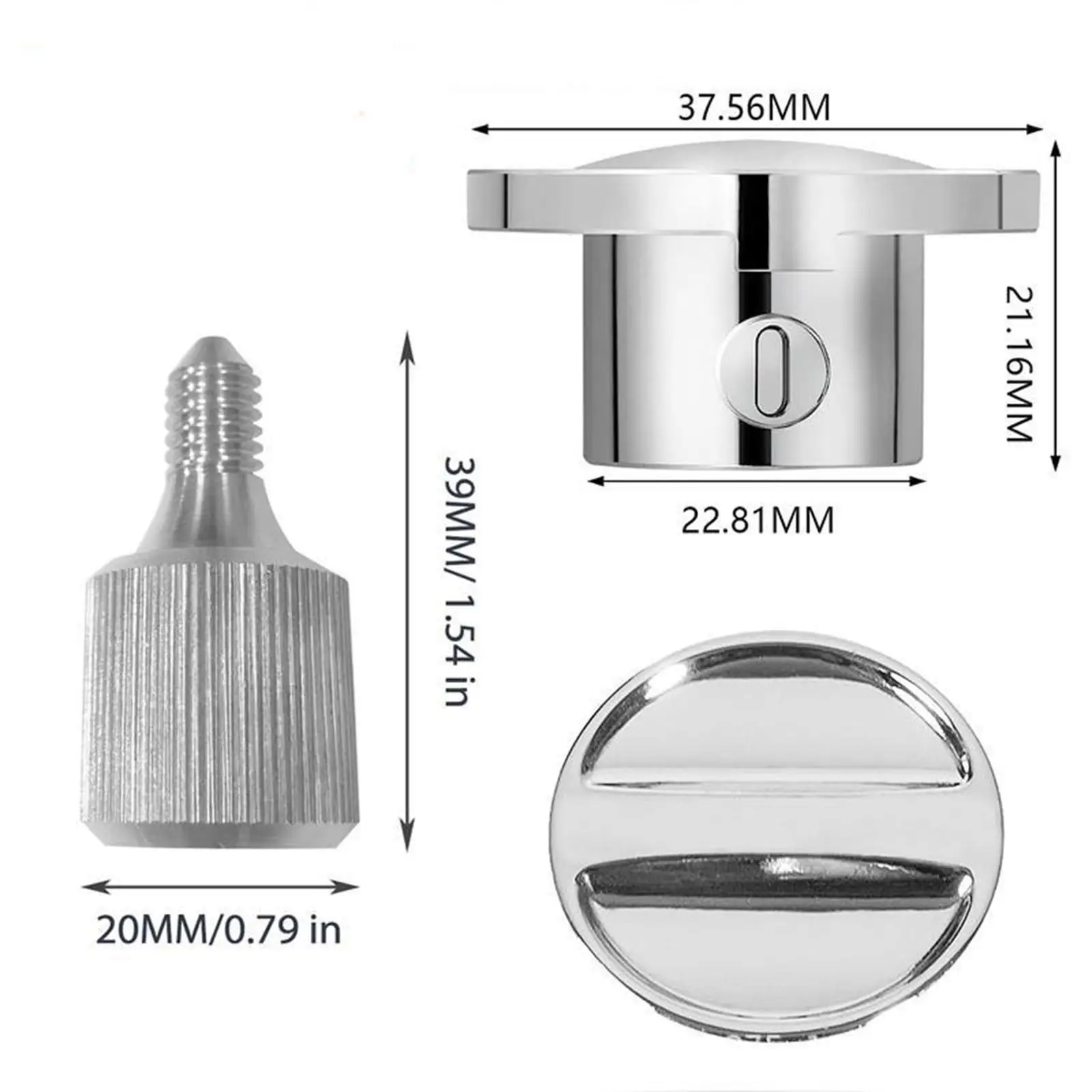 Fixing Screws for Kitchenaid 4.5-5Qt Mixer Attachment Knob Kitchen Aid Accessory Replacement Part Mixer Thumb Screw Thumb Screw