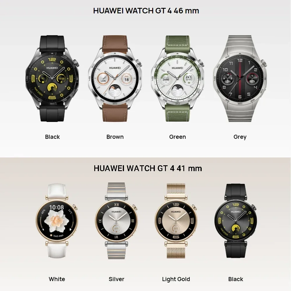 Smartwatch,HUAWEI Watch GT 4,Smart Watch,Custom Watch Faces,up to 14 days battery,HUAWEI TruSeen™ 5.5,Answer Bluetooth Calls 4