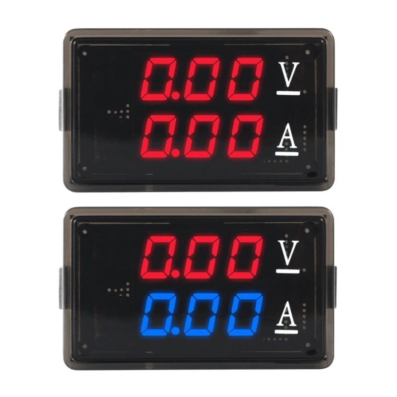 

Voltmeter Ammeter DC0-100V 10A AmpVolt Gauge for Car Auto Battery Monitoring Drop ship