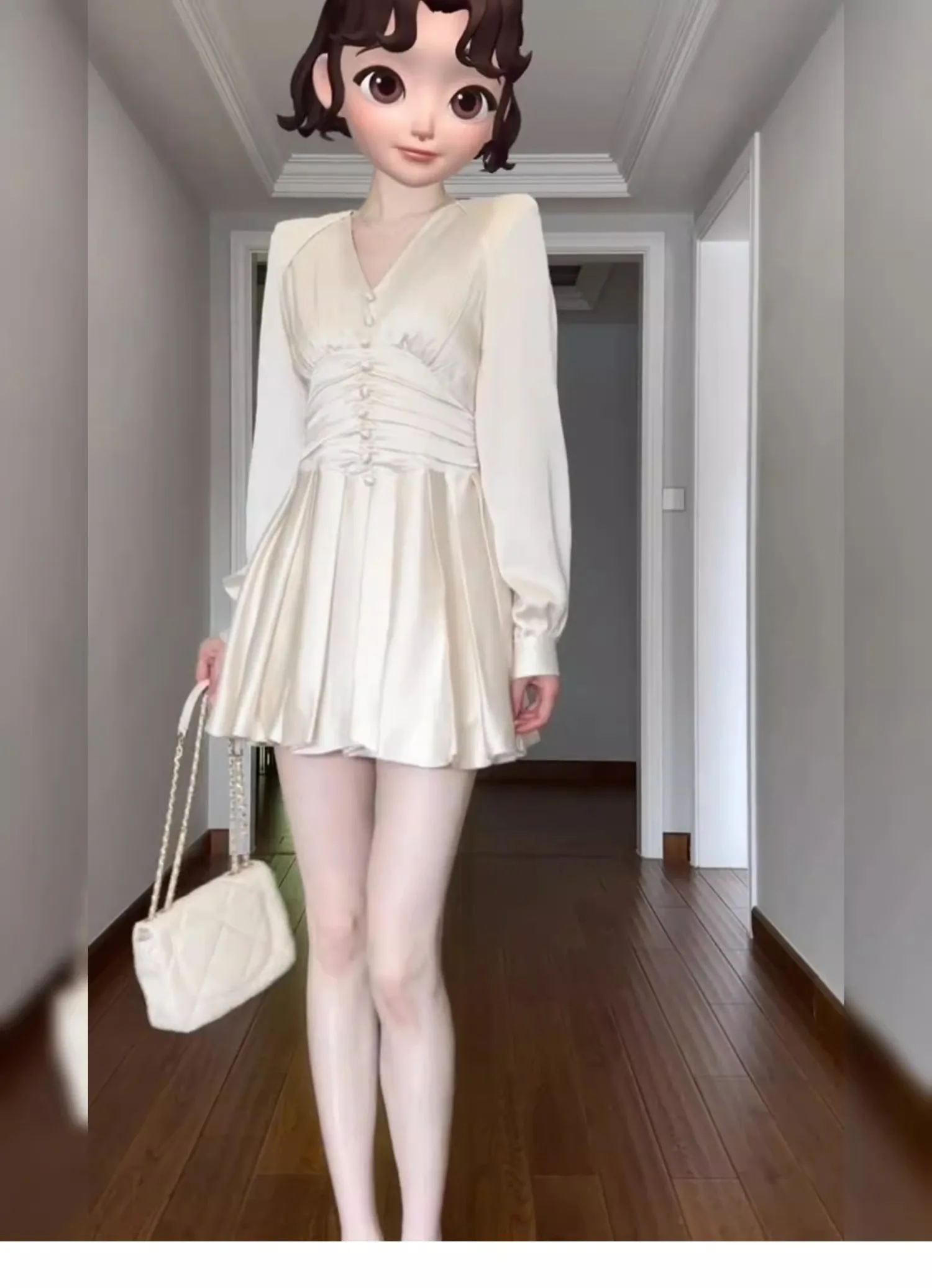 Women Dress 2023 Spring Summer French Style New Style Fashion V