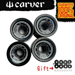 Genuine carver surf skateboard wheels 69mm 78A, plus carver bearings whole set cheap but good quality,