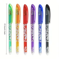 6/20/28/36/55Pcs Erasable Gel Pen Set 0.5mm 6 Colors Ink Writing Gel Pens Creative Drawing Tools Office Supply Stationery 2