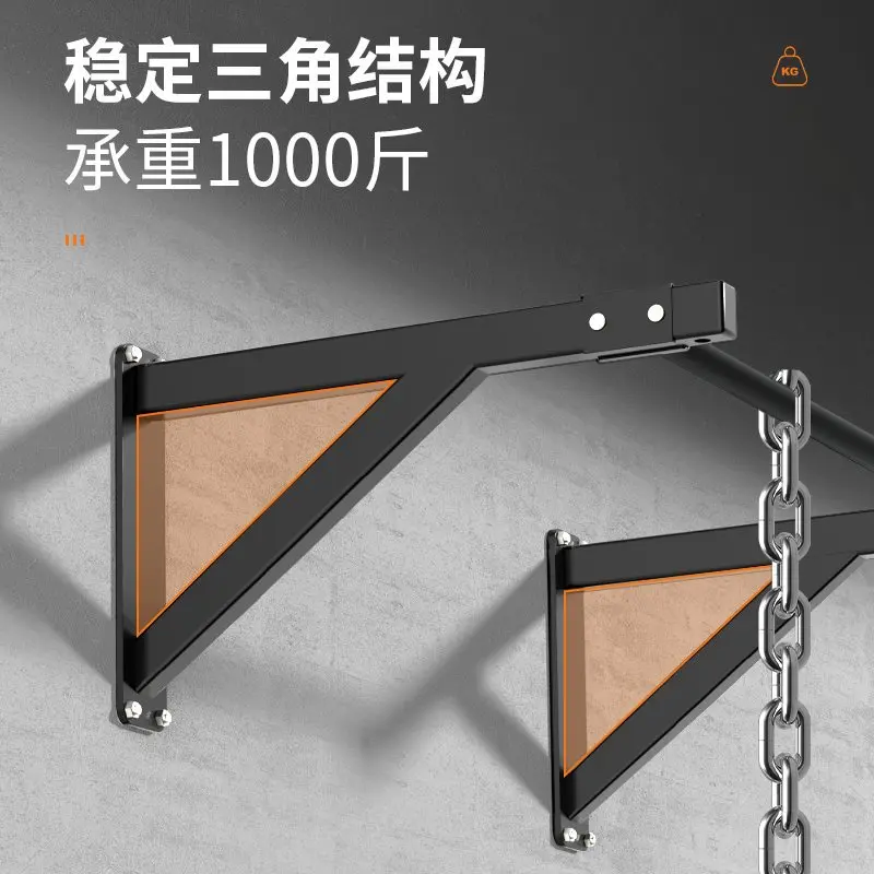 수평 풀업 바, 벽걸이형, 가정용, 실내외 겸용, 고정형 싱글 바, 더블 암 피트니스 장비