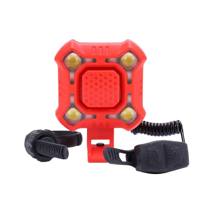 Hegyi kerékpár első USB töltő, tölthető kürtök, hátsó lámpák, kerékpáros felszerelés kiegészítők_voghion.com