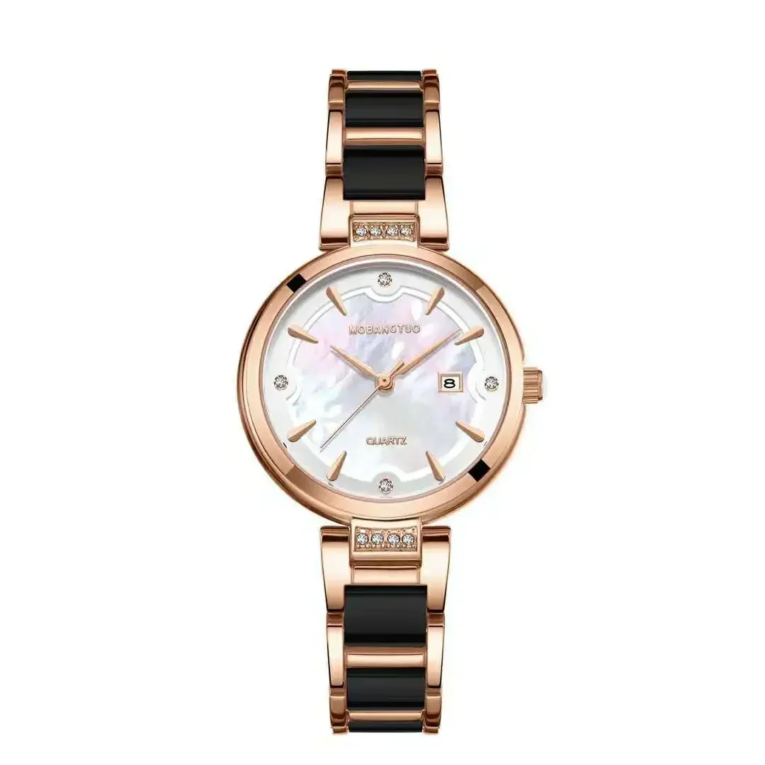 New Ladies Wristwatches Luxury Fashion Watch Women Crystal Diamond Watches Stainless Steel Silver Clock Female Reloj Para Mujer