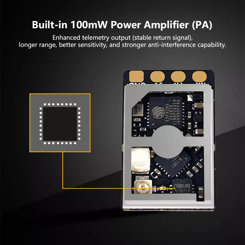 Récepteur ELRS 2.4G DarwinFPV Cement IP67 étanche 100mW