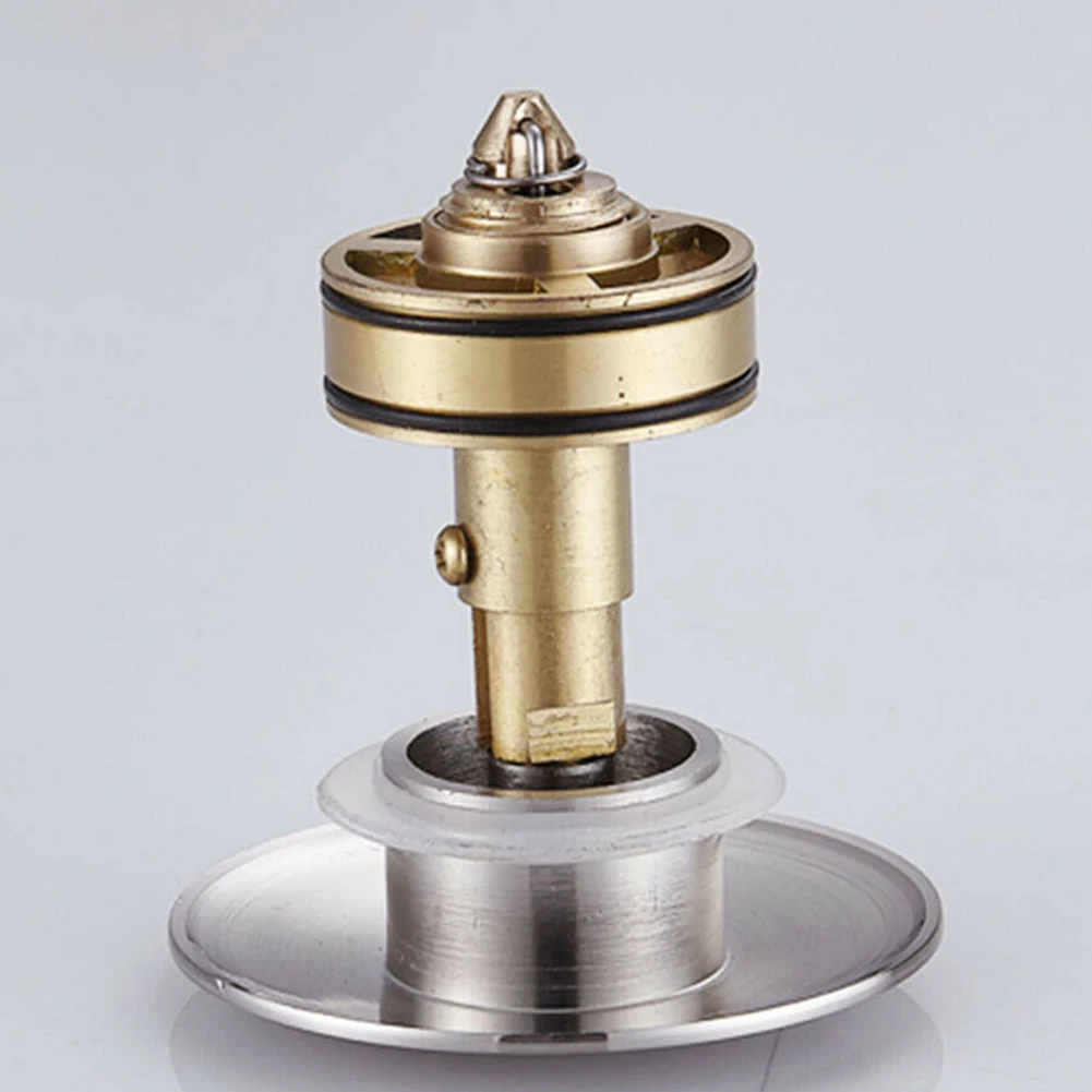 1/2pcs Brass Basin Spring Plug/Bounce Valve Replacement Bathroom Supplies Bathroom Fixture Sink Basin Accessories images - 6