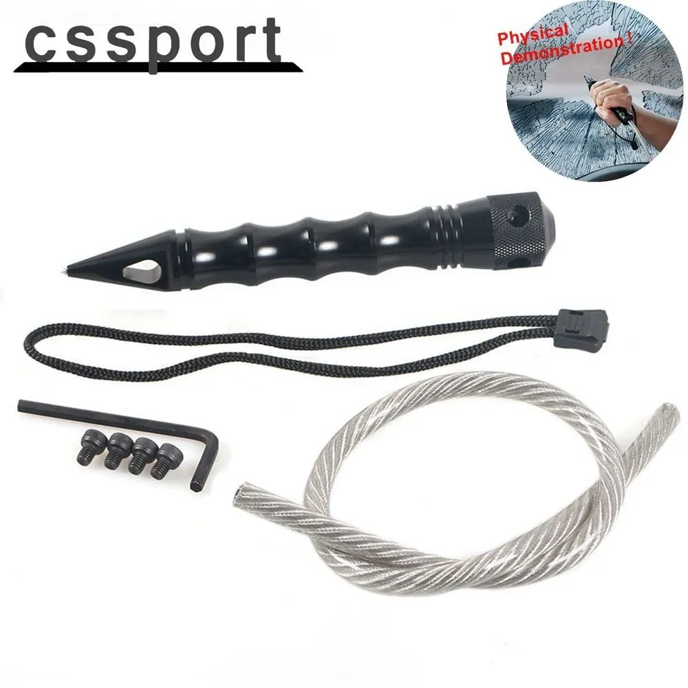 Portable Wire Whip Outdoor Emergency Tool Personal Safety Tool Self-Defense  Tactical Whip Vehicle-Mounted Outdoor Sports - AliExpress