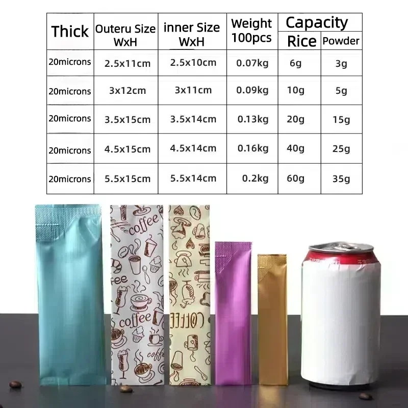 50-Pack Heat-Sealable Aluminum Foil Pouches - Moisture-Proof Flat Bags with Tear Notch