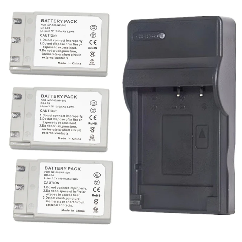 Batteria Li-Ion Per Konica Minolta DiMAGE G600 – 3,7V 850mAh, Compatibile 100%