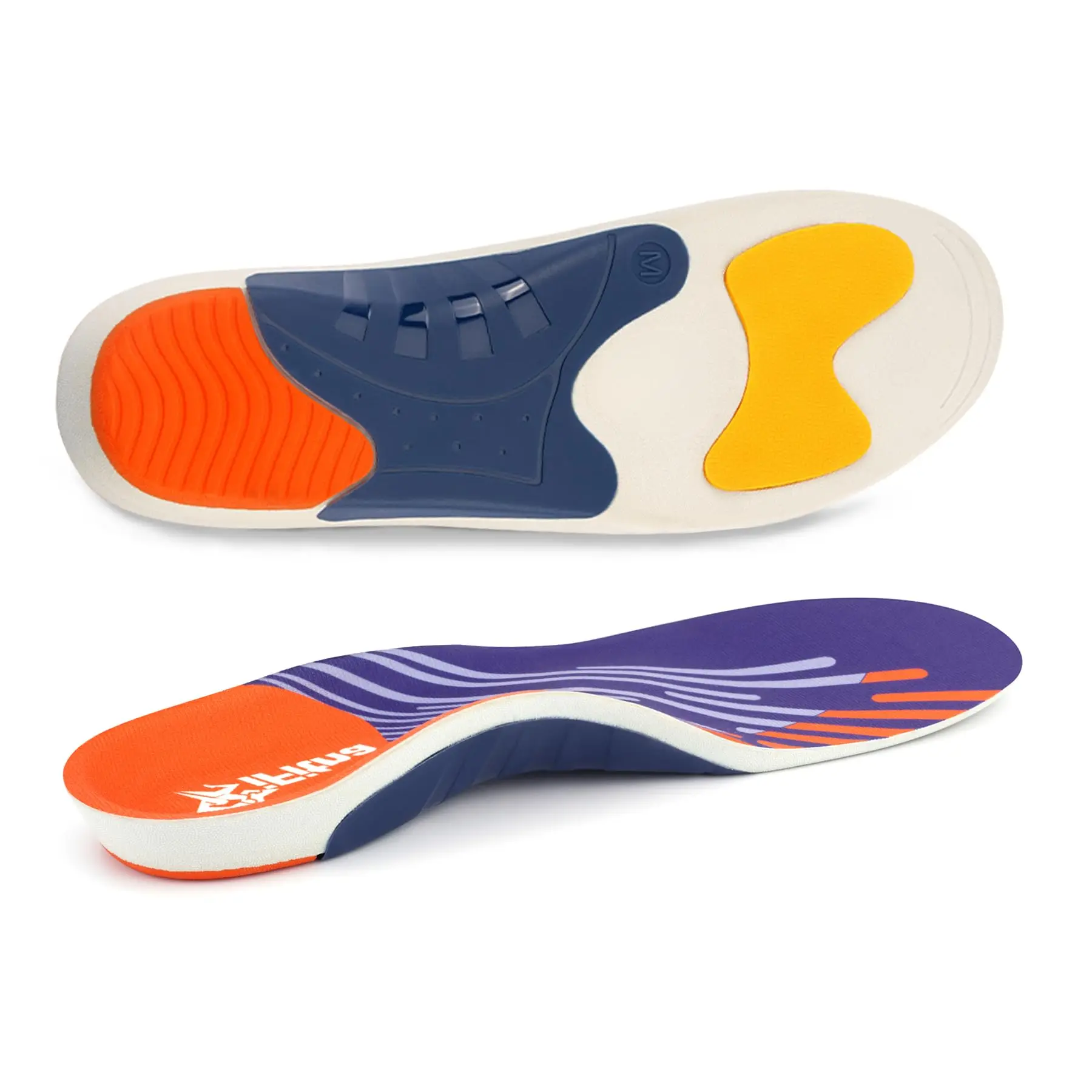 Plantar Fasciitis High Arch Support Insoles for Men Women Orthotic Shoe Inserts Relief Feet Pain Flat Feet Shock Absorption