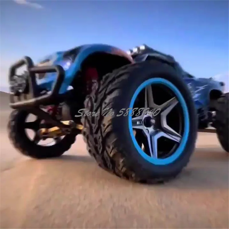 Brushless Power High Speed RC Car 1:10 4WD 60KM/H Metal Gear LED Searchlight Four Wheel Independent Suspension Radio Control Car 5