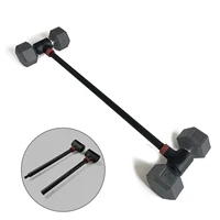 Dumbbell Barbell Converter Bar, Adjustable Weight Capacitry Bar Convert to Dumbbell Set for Home Gym Strength Training