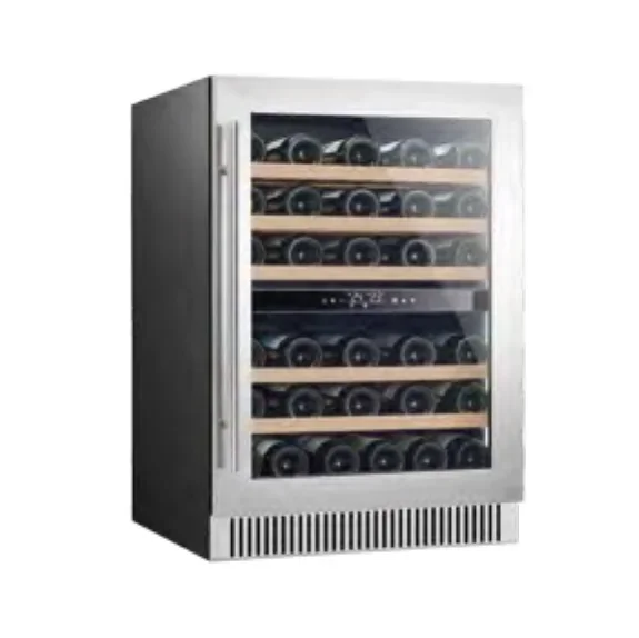 Constant Temperature 740L 316 Bottles Glass Door Bar Cabinet Built In Wine Cooler Fridge Refrigerator