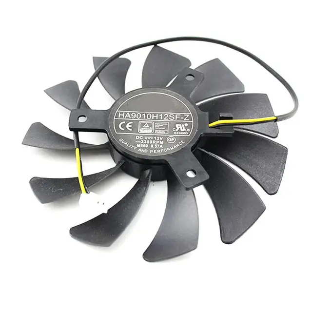 HA9010H12F-Z 85MM 0.57A 2Pin GTX1050 GPU Cooler Fan For MSI Geforce GTX 1050 2G GTX 1050Ti 4G OC Graphic Card Cooling
