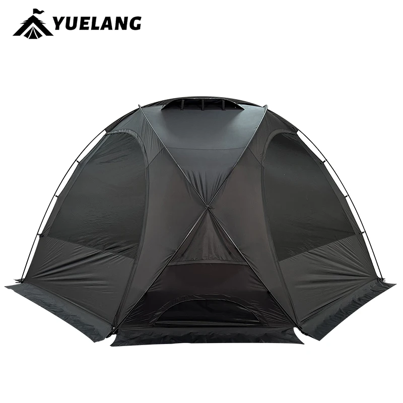 Tenda A Cupola Glamping Impermeabile Portatile Di Alta Qualità Tenda A Cupola Da Campeggio All'Aperto Di Grande Spazio