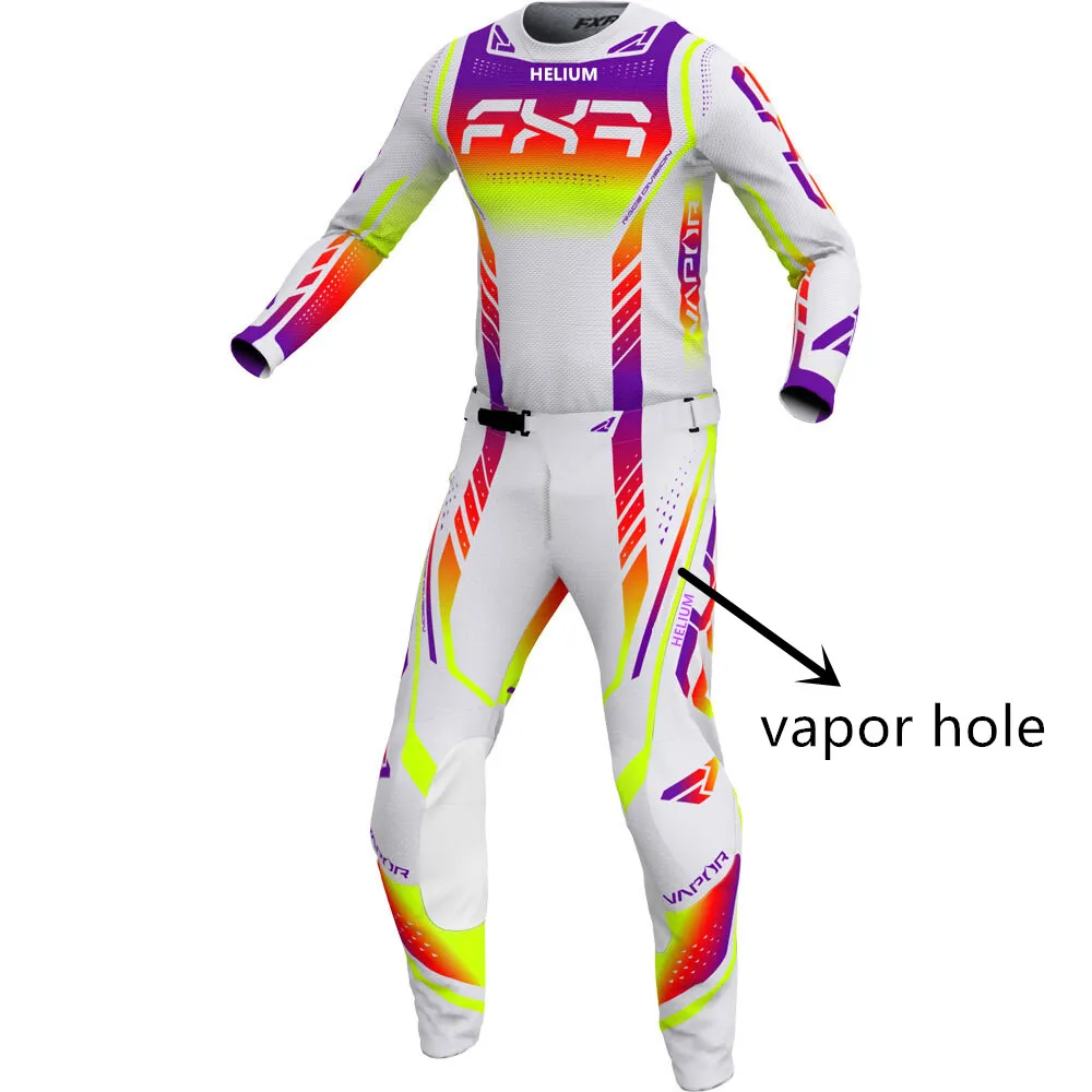 Motocross gear set.06 Helium FXR Motocross Gear Set Moto Clothing Off Road Jersey Set ATV kit Breathable Dirt Bike Combo Suit