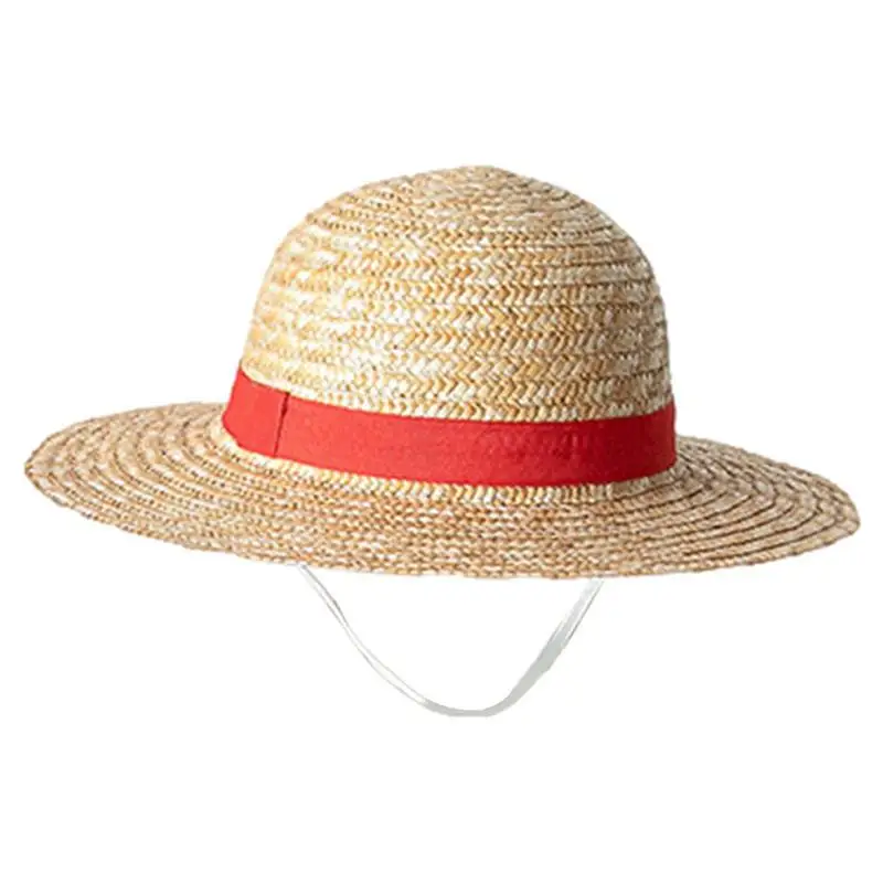 Anime Cosplay Straw Hat Prop Cap Role Play Stage Performance Accessories Adult Unisex Sunshade Hat cosplay hat