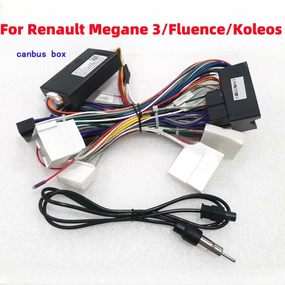 Canbus Box Decoder Power Cable For Renault Megane 3 /Fluence 4