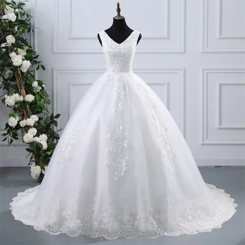 

Ruiente Vestidos De Novia 2024 Summer New Elegant V-neck Bespoke Wedding Dresses Sweet Flower Wedding Gowns Customize Color