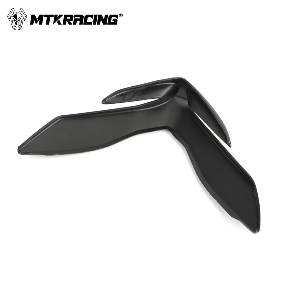 Motorcycle Fairing MTKRACING Deflector for KAWASAKI Z900-Front Fairing Aerodynamic Winglets Front Beak Nose Cone Extension Cover Extender motorcycle winglet motorcycle upper deflector