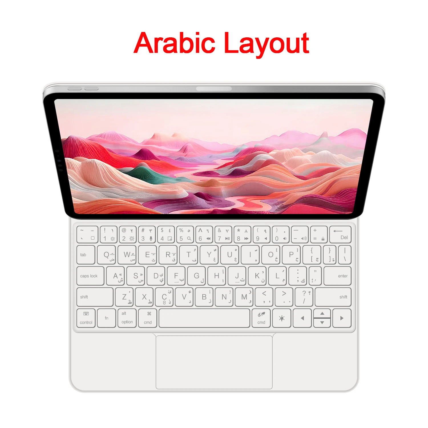 Magic Backlight Keyboard Folio with Smart Magnetic Cover and TouchPad Keyboard