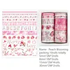 10 rolls Washi Tape Set Scrapbooking Masking Stickers for Paper DIY Craft Gift Decoration Student Stationery Supply 5