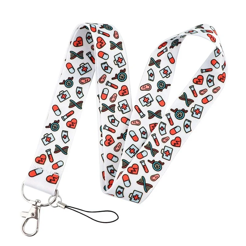 Cute Cartoon Lanyard Necklace with ID Badge Holder Sleeve