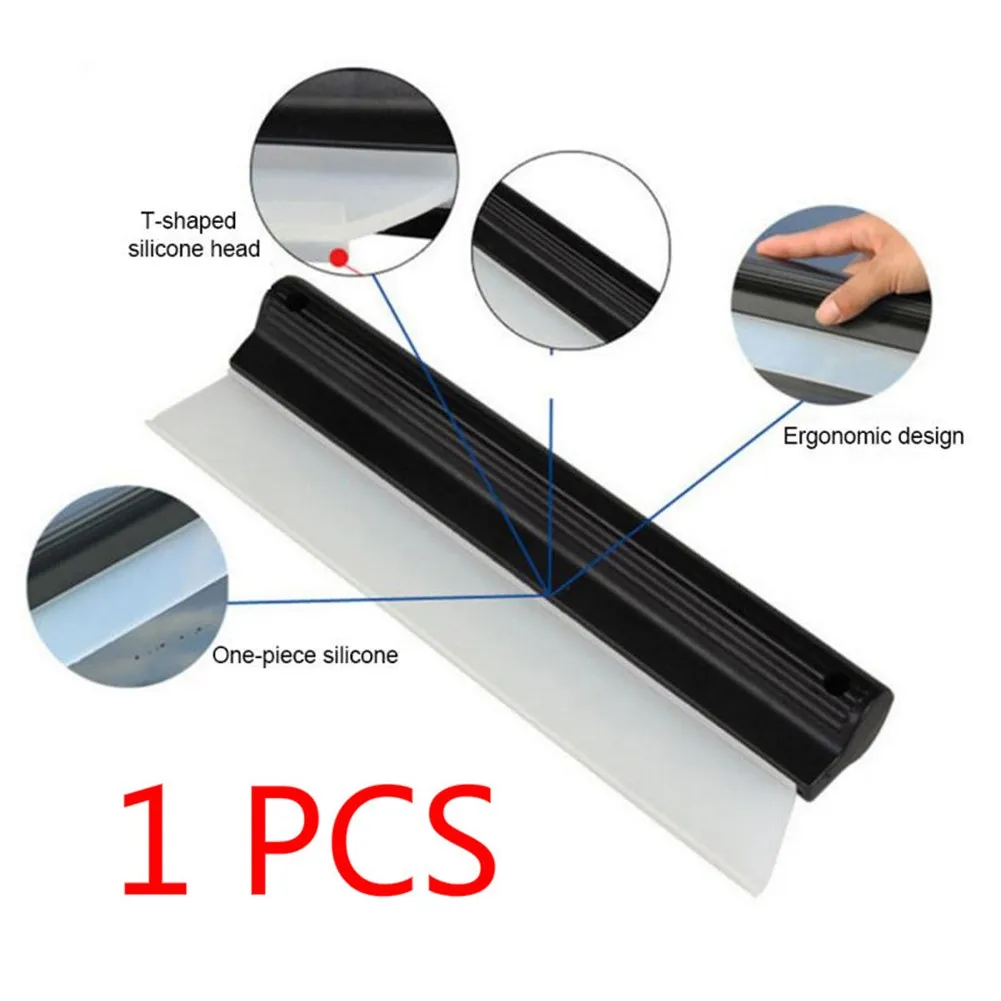 Silicone Squeegee Non-Scratch Flexible Soft Handy Car Water Wiper Clean Scraper Film Scraper Accessories