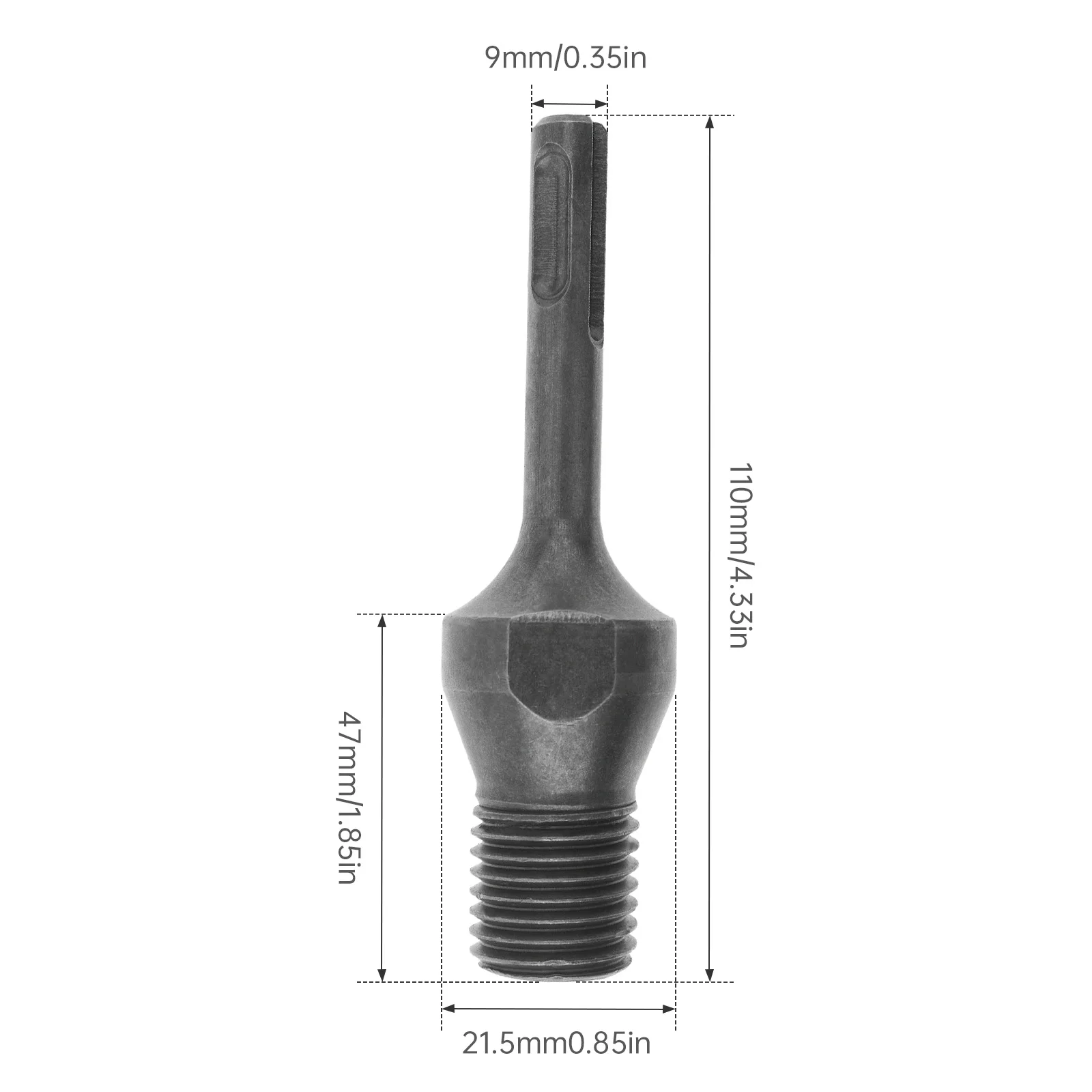 M22 드릴 어댑터 SDS Plus 다이아몬드 코어 비트 13mm 전기 드릴 변환기 용 원형 핸들 연결로드