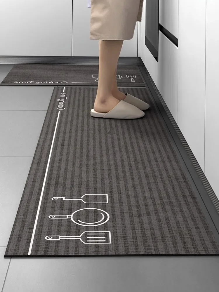 Kitchen Floor Mat Waterproof Oil-proof for Home non slip mat anti slip doormat
