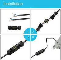 5pcs M16 M20 Power Cable Connectors, Waterproof IP68 Wire Connector Outdoor Junction Box  for 2 pin Diameter 4-8mm or 3 Pin Diam - Image 2