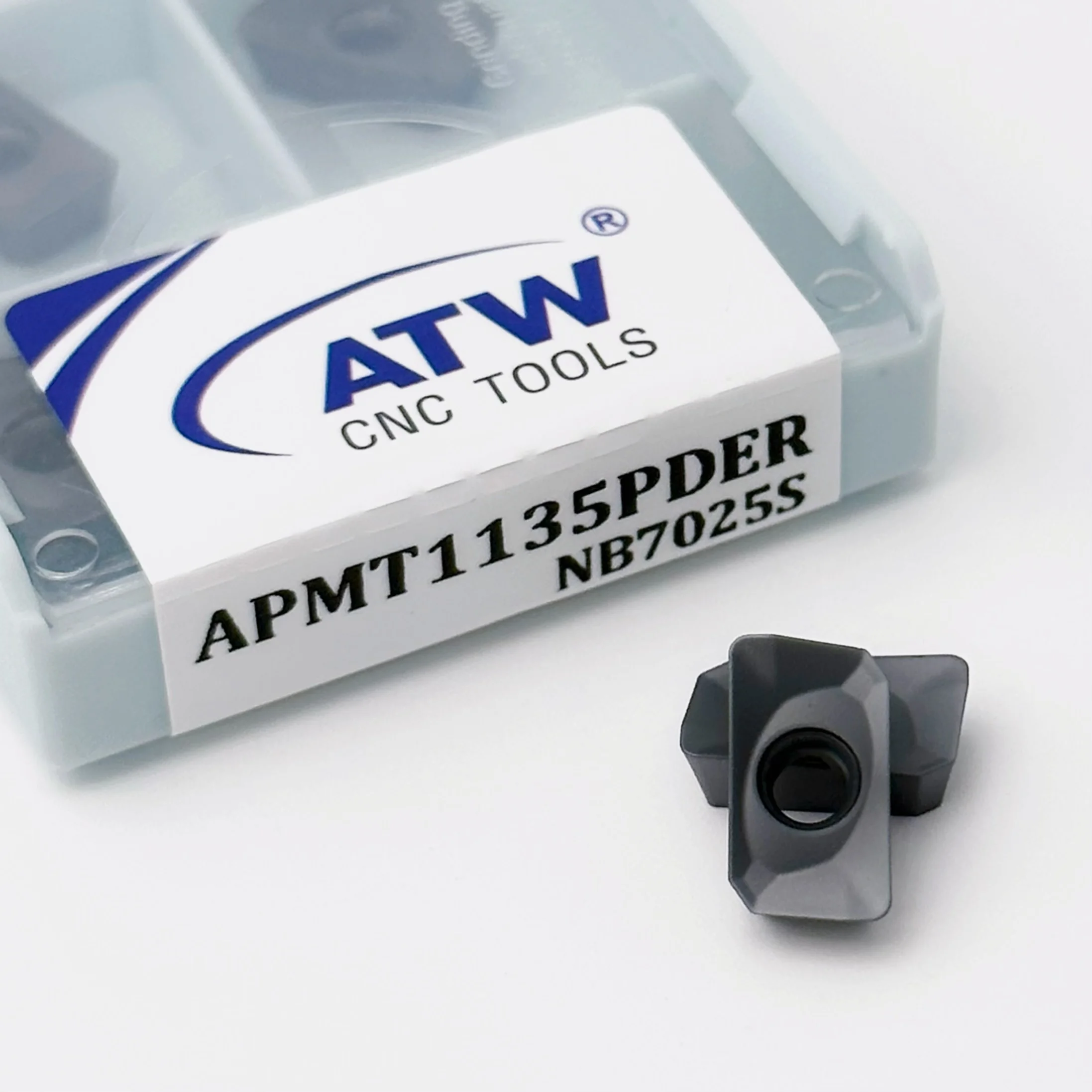

Wholesale Inserts High Quality Tungsten Carbide Milling Inserts APMT1135PDER For HRC Hard Steel Use CNC Tools OEM/ODM
