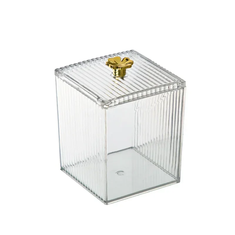 Storage box, cotton swab box, desktop dressing table, cosmetics 5