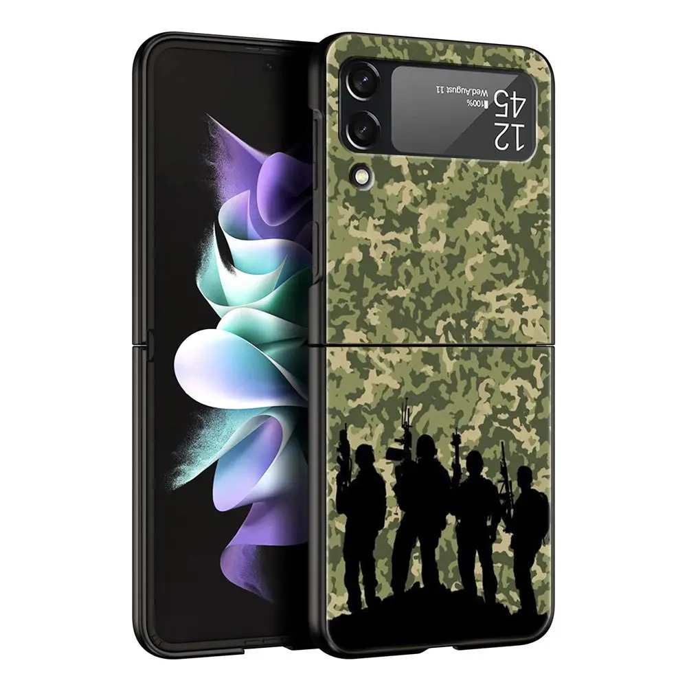 Camouflage Military-Style Hard Phone Case in PC Shell Design