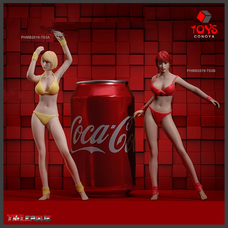 

TBLeague Phicen T03A T03B 1/12 Scale Female Action Figure Seamless Body with Head Sculpt Pale Suntan Figurine Dolls