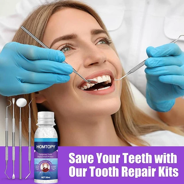 Temporary Tooth Repair Kit Dental Repair Replace Missing Broken Tooth  Reusable