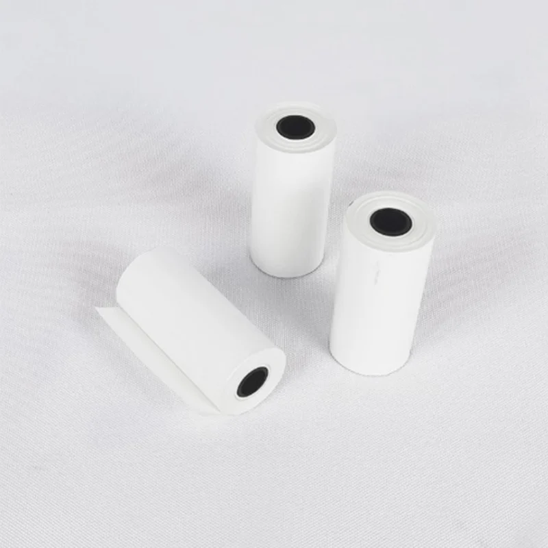 5 Rolls Printable Sticker Paper Roll Direct Thermal Paper Self-adhesive 57*30mm For PeriPage A6 Pocket PAPERANG P1/P2 thermal paper roll