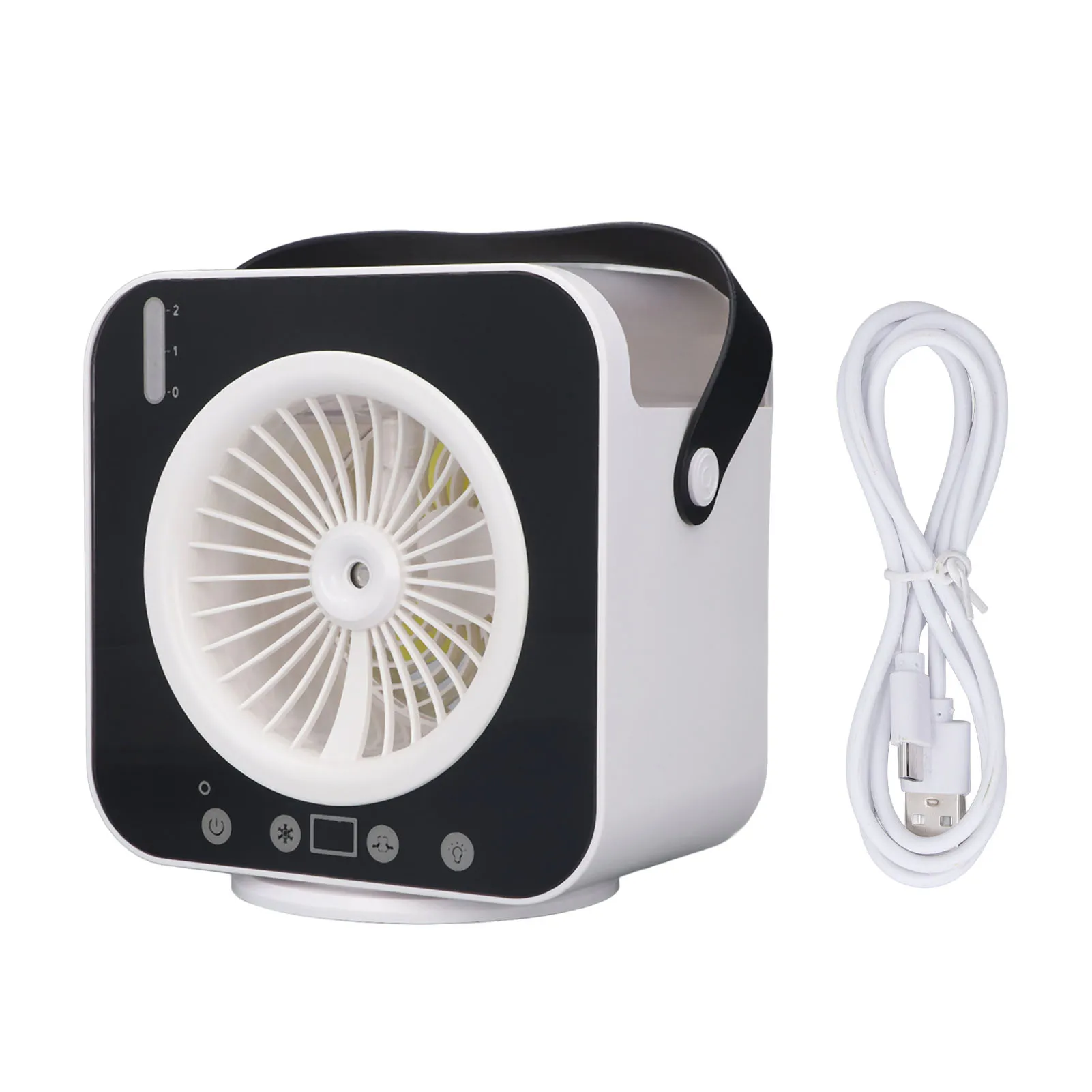 

Mini Conditioner Cooler Fan 3 Speed Mode 520ml for Office