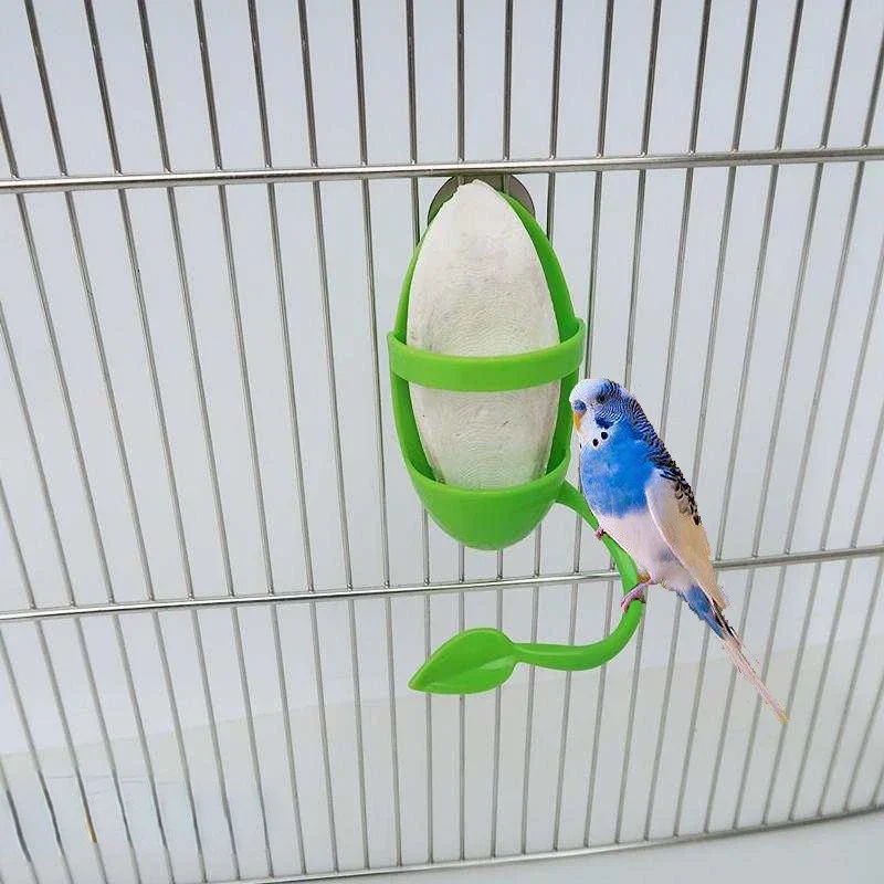 ParrotFoodFeederBirdPerchingFrameFunBirdCageFeederParrot