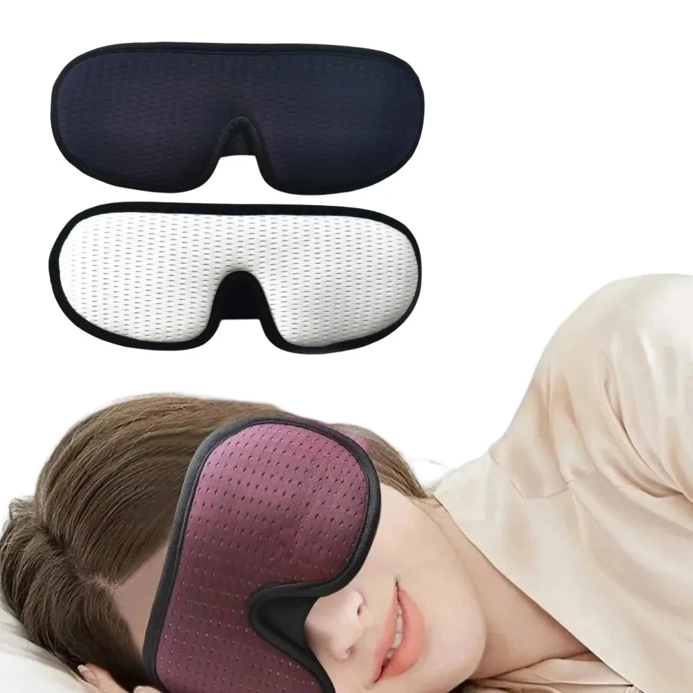 Premium 3D Sleep Mask – Ultra-Soft Light Blocking Eye Shade & Sleep Aid