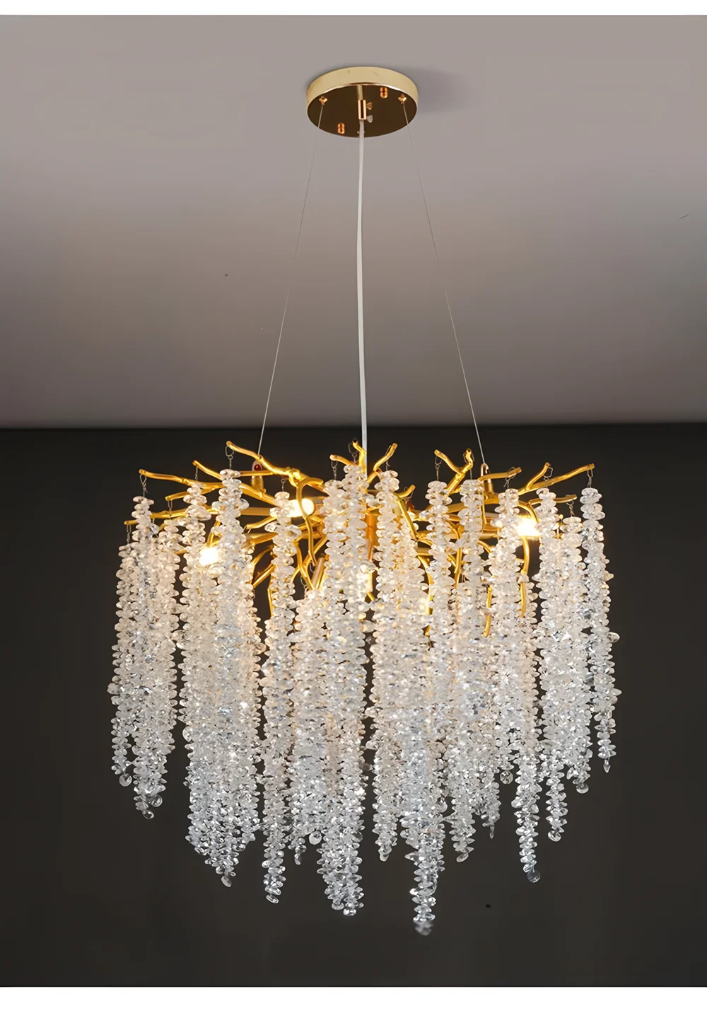 Modern New Crystal Chandelier Image 6