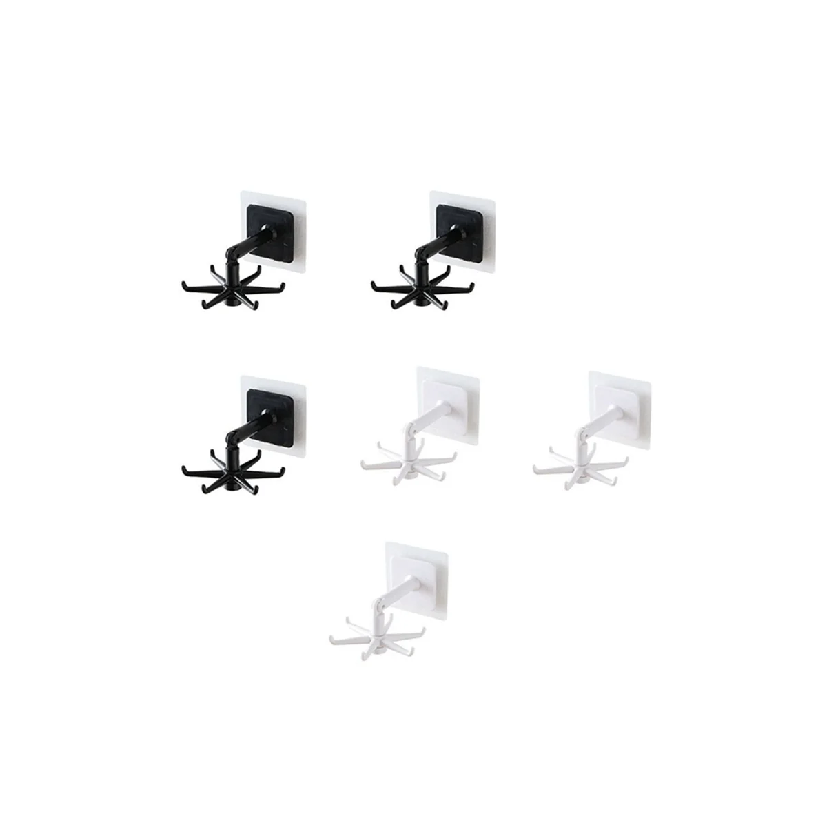 

6 шт., многофункциональный поворотный Универсальный крючок