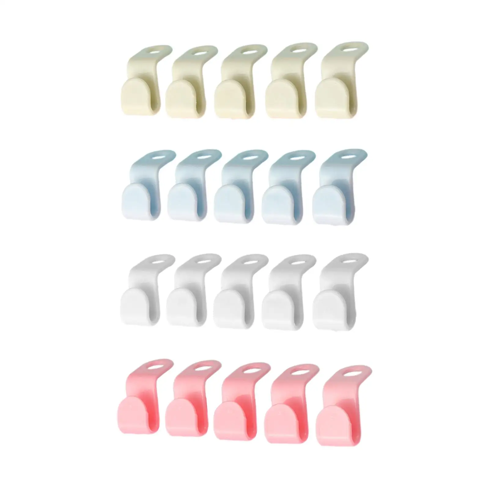 

5 Pieces Clothes Hanger Hooks Hooks Cascading Hangers Organizer Hanger Extender