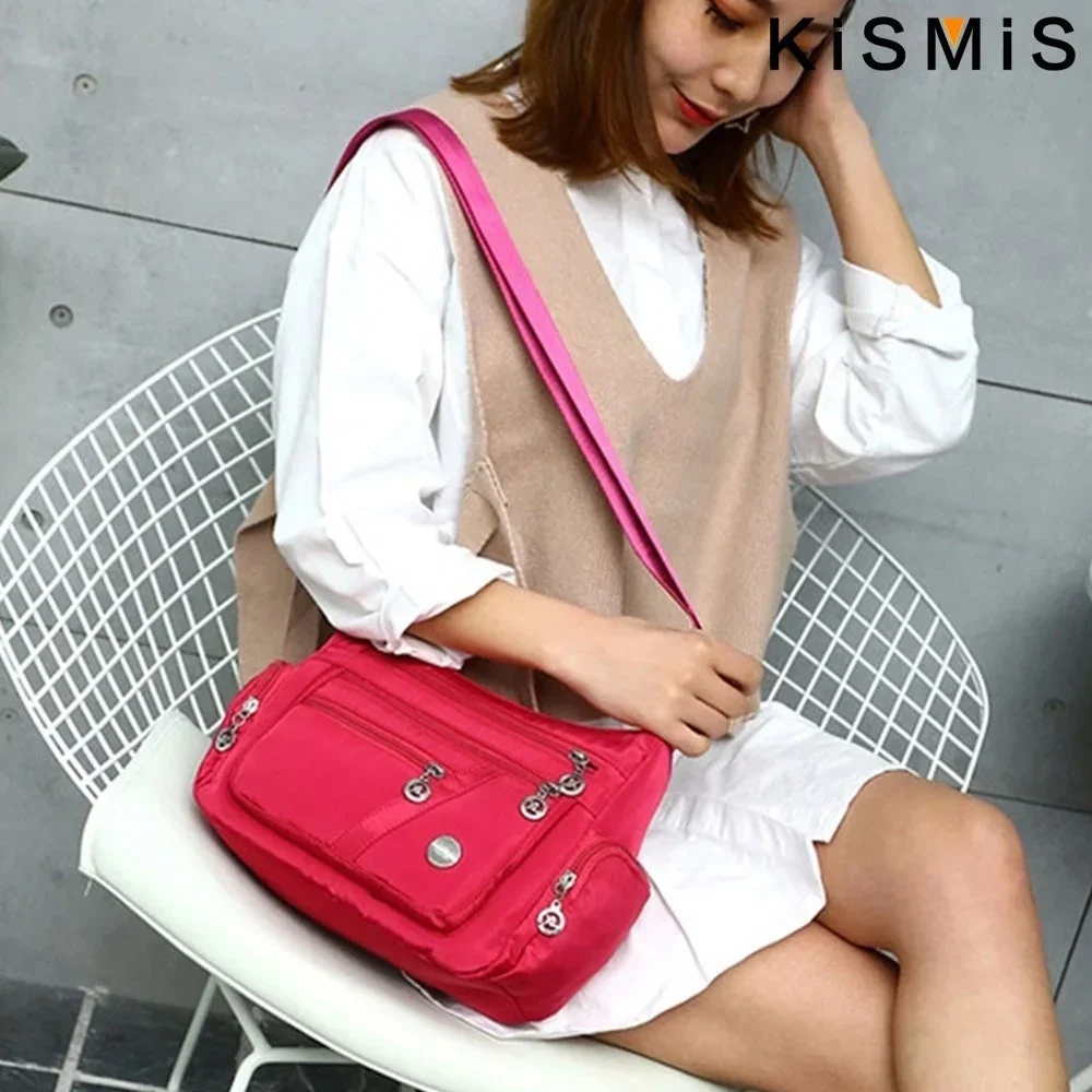 Fashion Women Waterproof Crossbody Bag Casual Single Shoulder Handbag Messenger Bag Oxford Material S34b9f30d59124ee59b3145e61a6f5b910