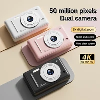 4K CCD Ретро цифровая камера Портативная камера 50 миллионов пикселей Автофокус Камера начального уровня Двойная камера Вспышка Студенческий CCD — изображение 2