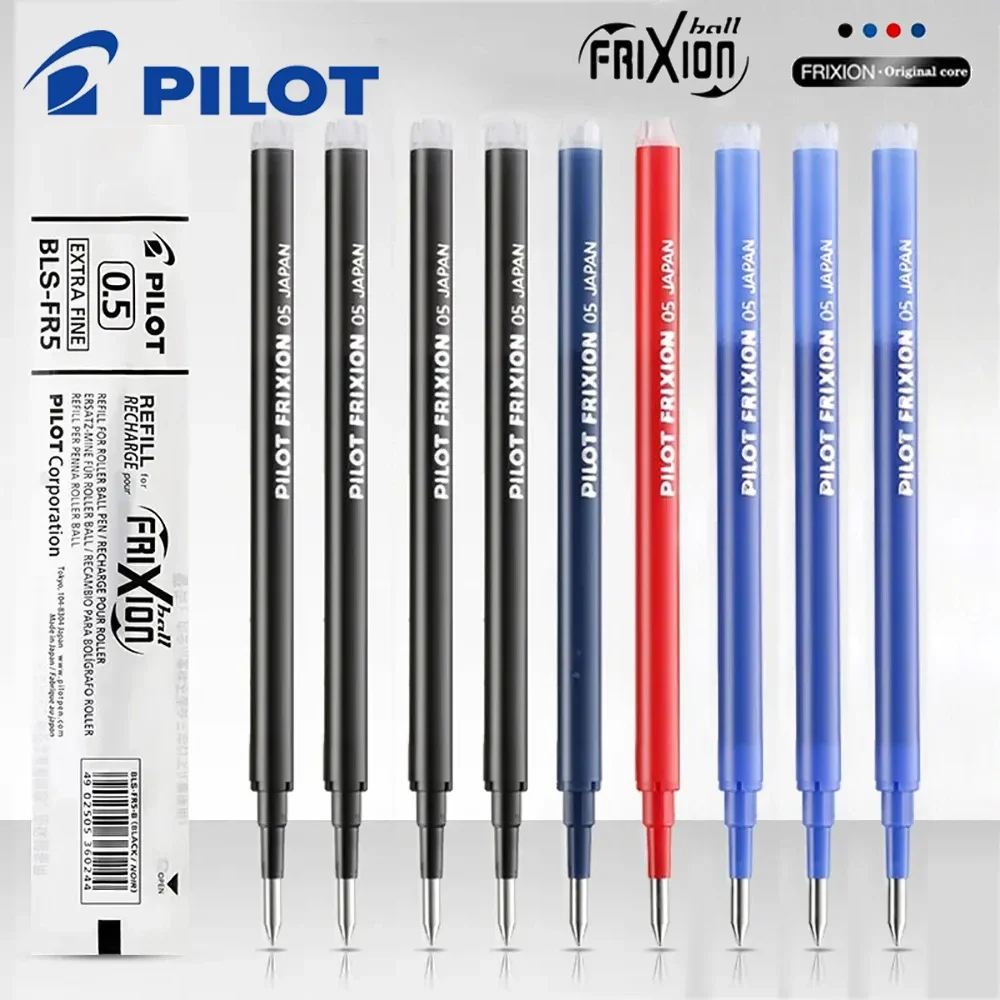 Japan Pilot FRIXION Erasable Gel Pen Refill BLS-FR5 Ballpoint Pen Refill  School Supplies Art Stationery Office Accessories 0.5mm